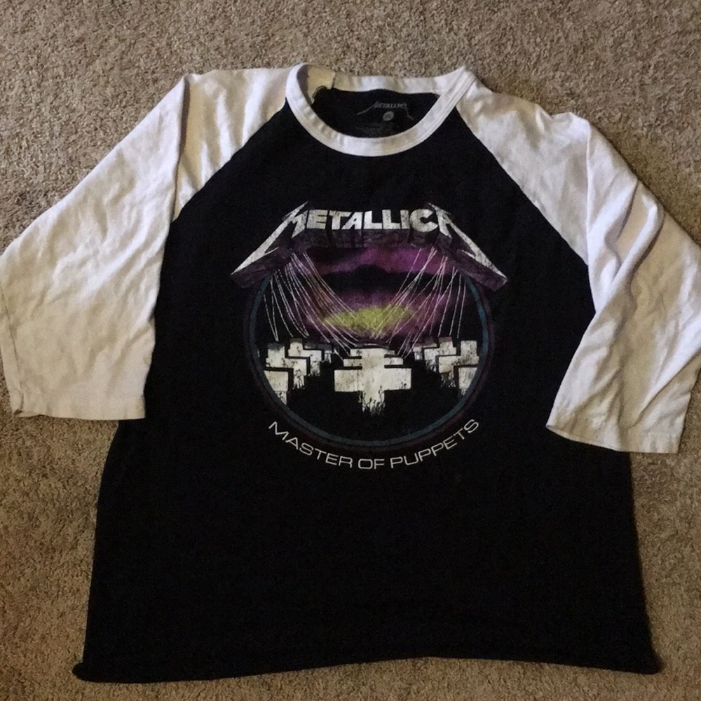 Metallica baseball tee